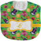 Luau Party Velour Baby Bib w/ Couple's Names