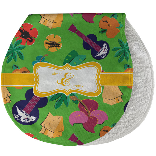 Luau Party New Baby Burp Folded