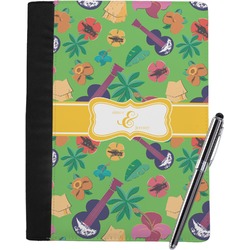Luau Party Notebook Padfolio - Large w/ Couple's Names
