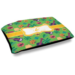 Luau Party Dog Bed w/ Couple's Names