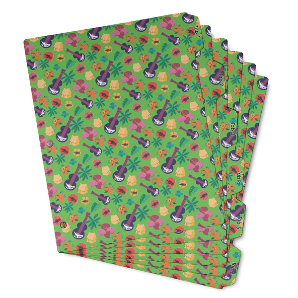 Custom Luau Party Binder Tab Divider - Set of 6 (Personalized)