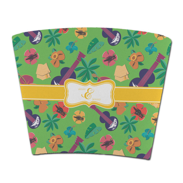Custom Luau Party Party Cup Sleeve - without bottom (Personalized)