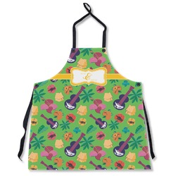 Luau Party Apron Without Pockets w/ Couple's Names