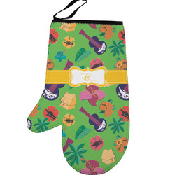 Luau Party Left Oven Mitt (Personalized)