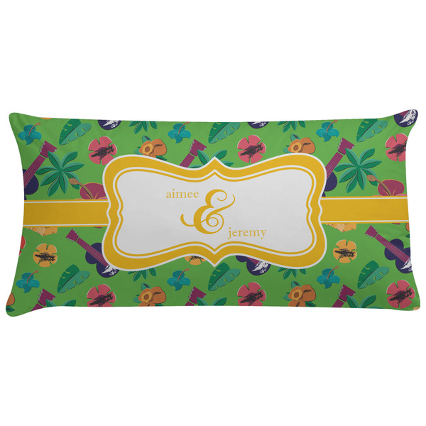Custom Luau Party Pillow Case - King (Personalized)
