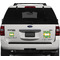 Luau Party Personalized Square Car Magnets on Ford Explorer