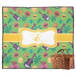 Luau Party Outdoor Picnic Blanket (Personalized)
