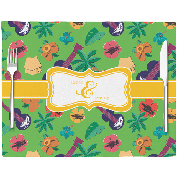 Luau Party Placemat with Props