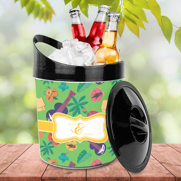 Luau Party Plastic Ice Bucket - LIFESTYLE