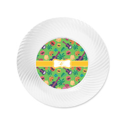 Luau Party Plastic Party Appetizer & Dessert Plates - 6" (Personalized)