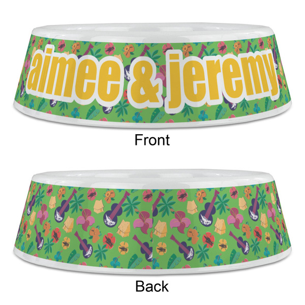 Luau Party Plastic Pet Bowls - Large - APPROVAL