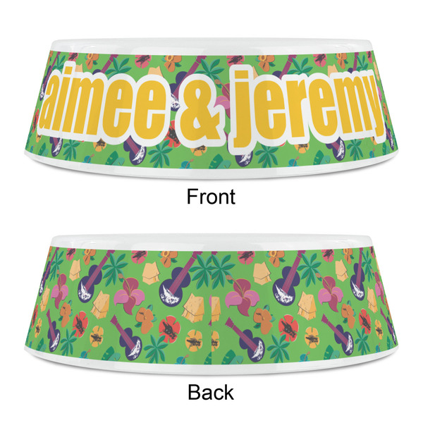 Luau Party Plastic Pet Bowls - Small - APPROVAL