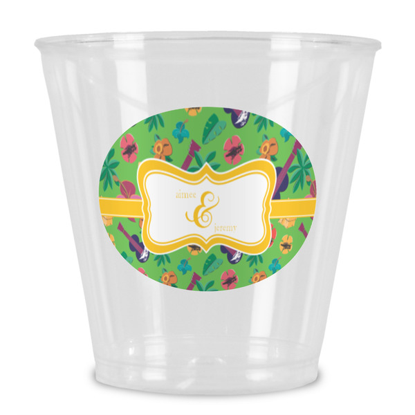 Custom Luau Party Plastic Shot Glass (Personalized)