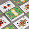 Luau Party Playing Cards - Front & Back View