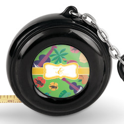 Luau Party Pocket Tape Measure - 6 Ft w/ Carabiner Clip (Personalized)