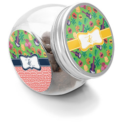 Luau Party Puppy Treat Jar (Personalized)