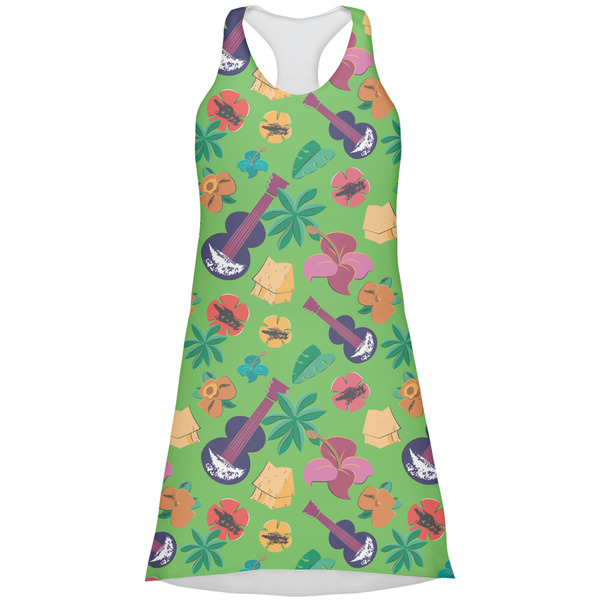 Custom Luau Party Racerback Dress - Large