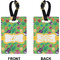 Luau Party Rectangle Luggage Tag (Front + Back)
