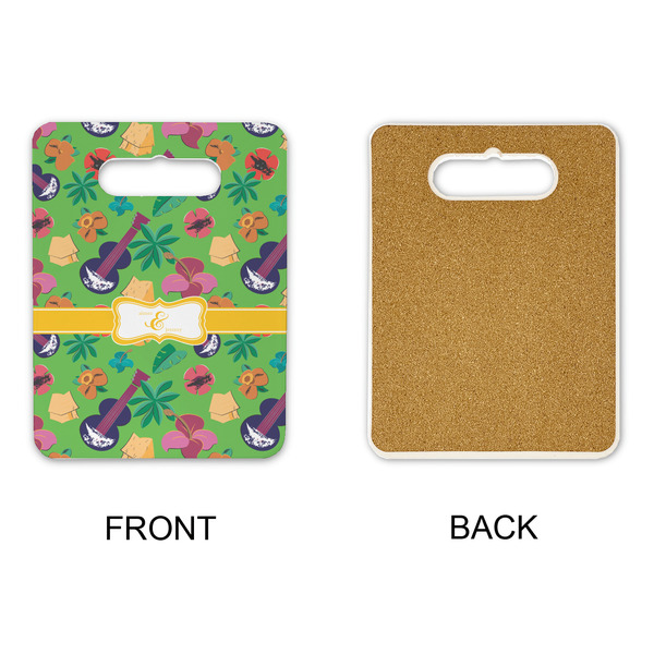 Luau Party Rectangle Trivet with Handle - APPROVAL