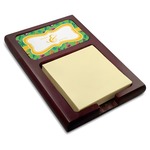 Luau Party Red Mahogany Sticky Note Holder (Personalized)