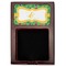Luau Party Red Mahogany Sticky Note Holder - Flat