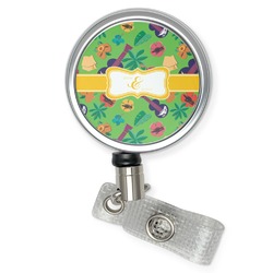 Luau Party Retractable Badge Reel (Personalized)
