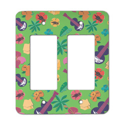 Luau Party Rocker Style Light Switch Cover - Two Switch