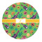 Luau Party Round Indoor Rug - Front/Main