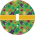 Luau Party Round Light Switch Cover