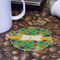 Luau Party Round Paper Coaster - Front