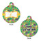 Luau Party Round Pet ID Tag - Large - Approval