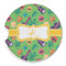Luau Party Sandstone Car Coaster - Single (Personalized)