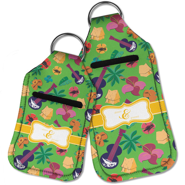 Luau Party Sanitizer Holder Keychain - Parent Main