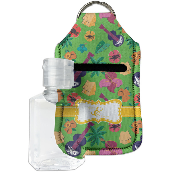 Custom Luau Party Hand Sanitizer & Keychain Holder - Small (Personalized)