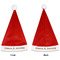 Luau Party Santa Hats - Front and Back (Double Sided Print) APPROVAL