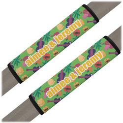 Luau Party Seat Belt Covers (Set of 2) (Personalized)