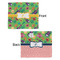 Luau Party Security Blanket - Front & Back View