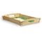 Luau Party Serving Tray Wood Small - Corner