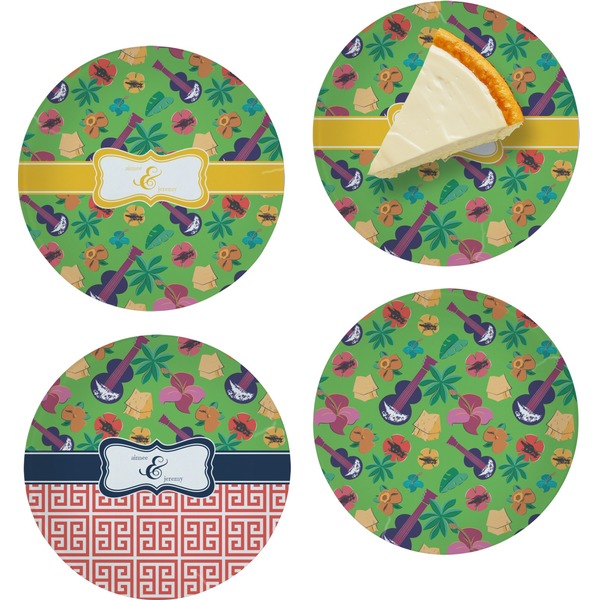 Luau Party Set of Appetizer / Dessert Plates