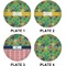 Luau Party Set of Lunch / Dinner Plates (Approval)