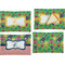 Luau Party Set of Rectangular Appetizer / Dessert Plates