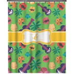 Luau Party Extra Long Shower Curtain - 70"x84" (Personalized)