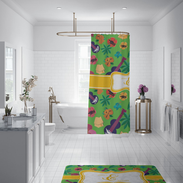 Luau Party Shower Curtain - Custom Size