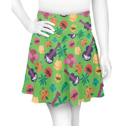 Luau Party Skater Skirt - 2X Large