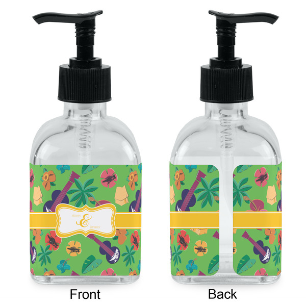 Luau Party Glass Soap/Lotion Dispenser - Approval