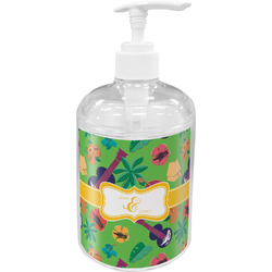 Luau Party Acrylic Soap & Lotion Bottle (Personalized)