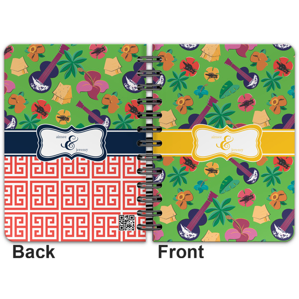 Luau Party Spiral Journal 5 x 7 - Apvl