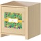 Luau Party Square Wall Decal on Wooden Cabinet
