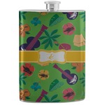 Luau Party Stainless Steel Flask (Personalized)