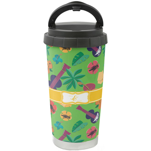 Custom Luau Party Stainless Steel Coffee Tumbler (Personalized)